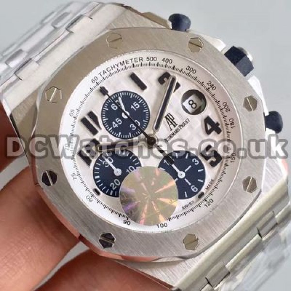 Hot-selling Blue Sub-dials Male Audemars Piguet Royal Oak Offshore Replica Watches With Steel Bracelets