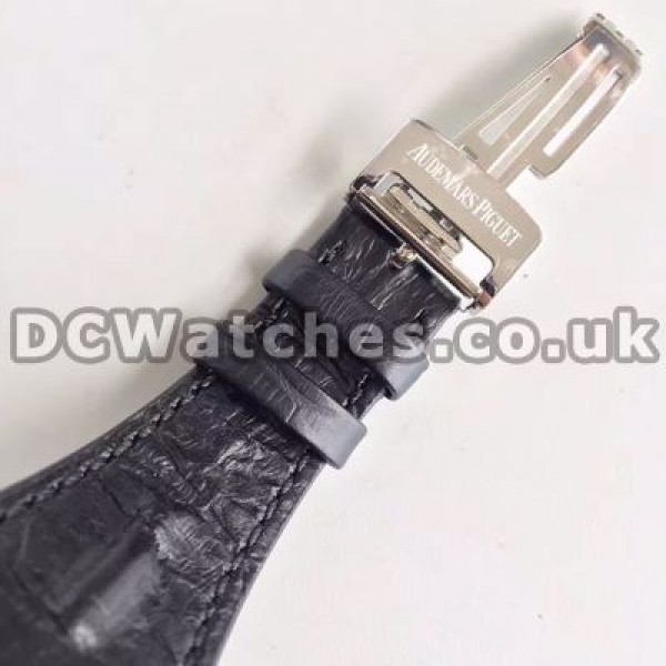 Graceful Male Black Dials And Black Crocodile Straps Audemars Piguet Royal Oak Offshore Copy Watches