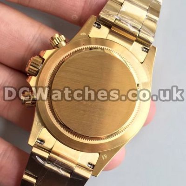 Elegant Male White Dials Rolex Daytona Replica Watches Sale With Swiss Valjoux 7750 Movements