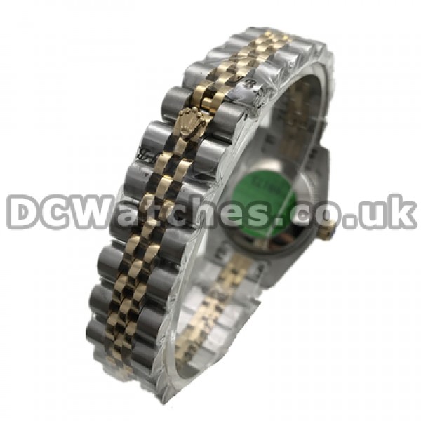 Popular Swiss Automatic Movements Female Rolex Datejust Fake Watches With Gold & Steel Cases