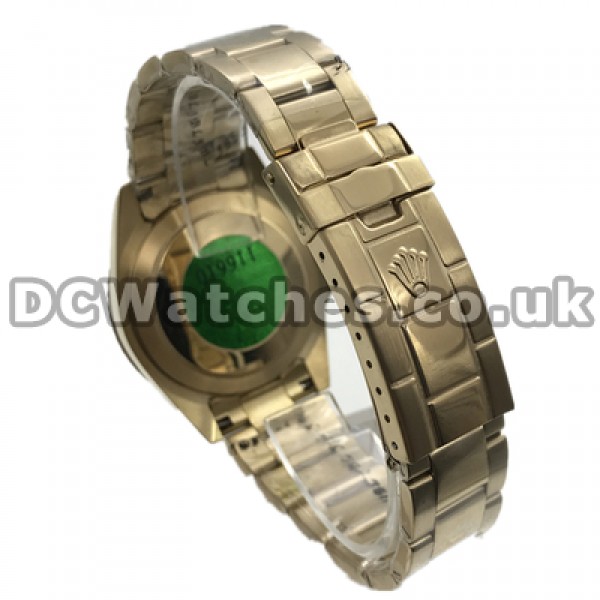 New Best-selling Gold Steel Cases Rolex Submariner Copy Watches For Men With Black Dials