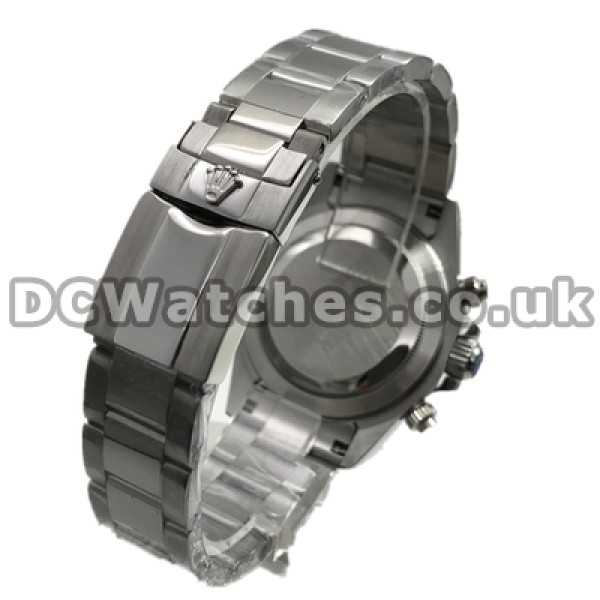 Representative 40MM Automatic Movements Male Rolex Daytona Replica Watches Sale With Steel Bracelets