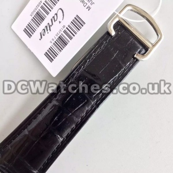 Accurate 42MM Black Dials Calibre De Cartier Fake Watches For Men With Automatic Movements