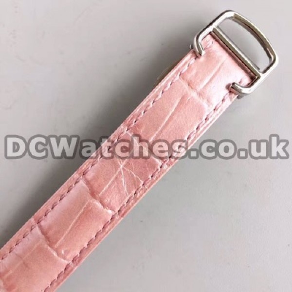 Appropriate Pink Dials And Straps Female Ballon Bleu De Cartier Replica Watches For Sale