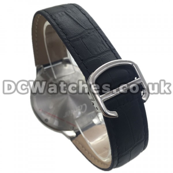 High-quality Male Swiss Quartz Movements Ballon Bleu De Cartier Fake Watches With Steel Cases