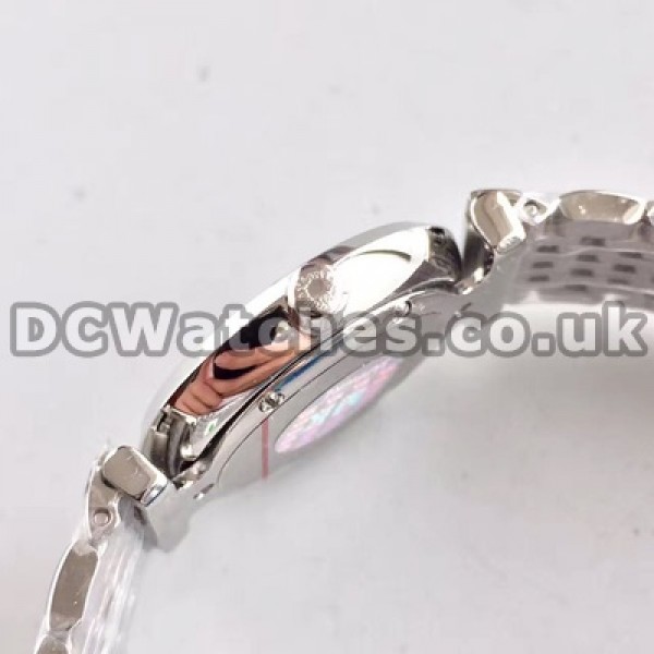 Appropriate Female White Dials Swiss Longines La Grande Classique Fake Watches With Steel Bracelets Sale