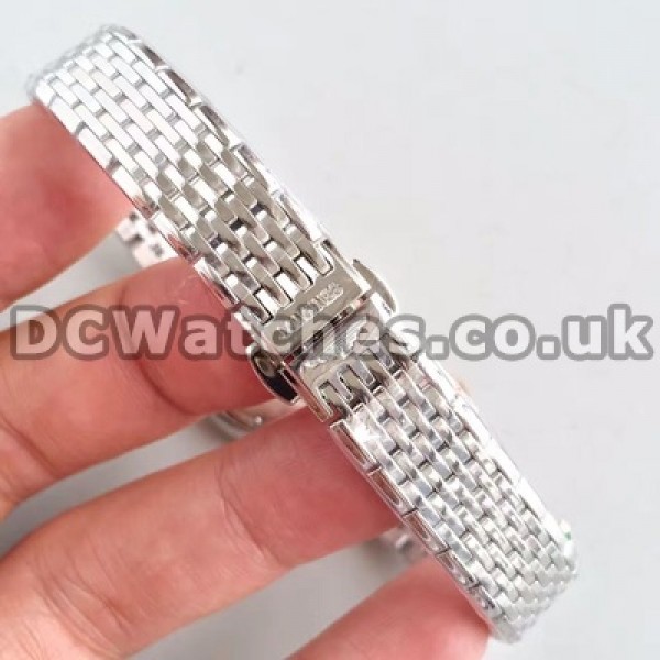 Appropriate Female White Dials Swiss Longines La Grande Classique Fake Watches With Steel Bracelets Sale