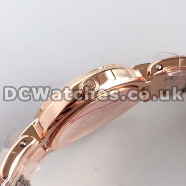 Enchanting Female Quartz Movements 26MM Longines Primaluna Copy Watches With Rose Gold Steel Bracelets