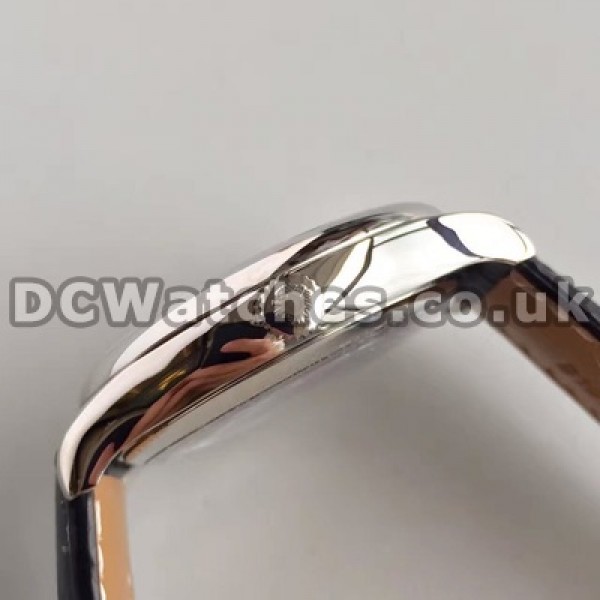 Popular Male Black Crocodile Straps And White Dials Longines Master Collection Replica Watches Online
