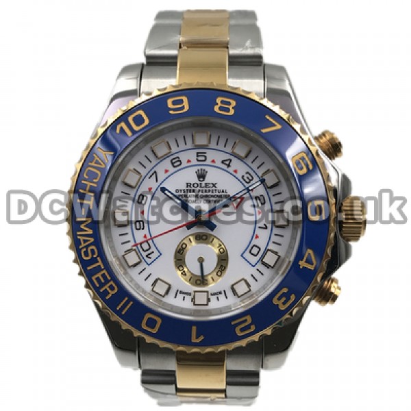 Modern Male Automatic Movements Rolex Yacht-Master II Copy Watches With Gold & Steel Case Online