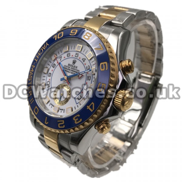 Modern Male Automatic Movements Rolex Yacht-Master II Copy Watches With Gold & Steel Case Online
