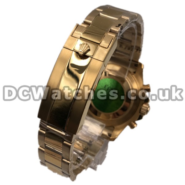 Glorious Gold Steel Bracelets Rolex Yacht-Master II Replica Watches For Men With Automatic Movements