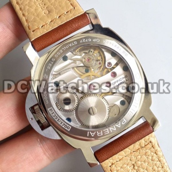 Male 44MM Fake Panerai Luminor PAM 00111 Watches With Black Dials Online