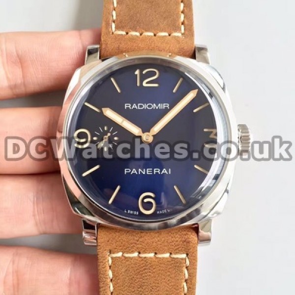 Distinctive Blue Dials Male Replica Panerai Radiomir PAM00690 Watches With Arabic Numerals