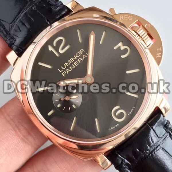 UK Swiss Made Panerai Radiomir PAM00439 Replica Watches With Black Dials For Men