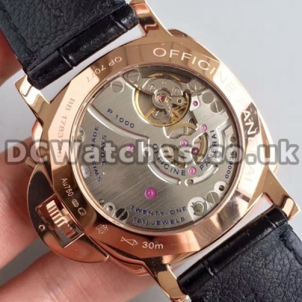 UK Swiss Made Panerai Radiomir PAM00439 Replica Watches With Black Dials For Men