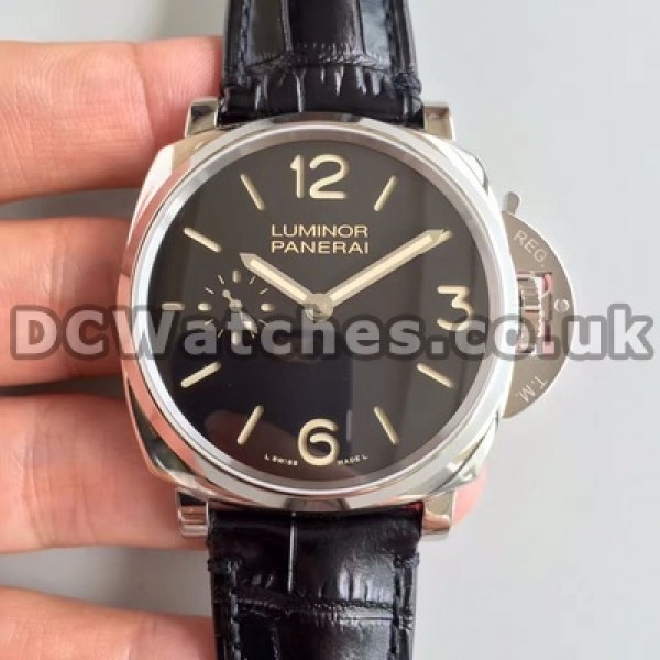 Popular Swiss Male 42MM Copy Panerai Radiomir PAM 00338 Watches With Black Dials Sales