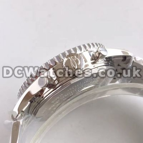 Charming Blue Dials And Steel Bracelets Male Breitling Navitimer 7750 Replica Watches For Sale