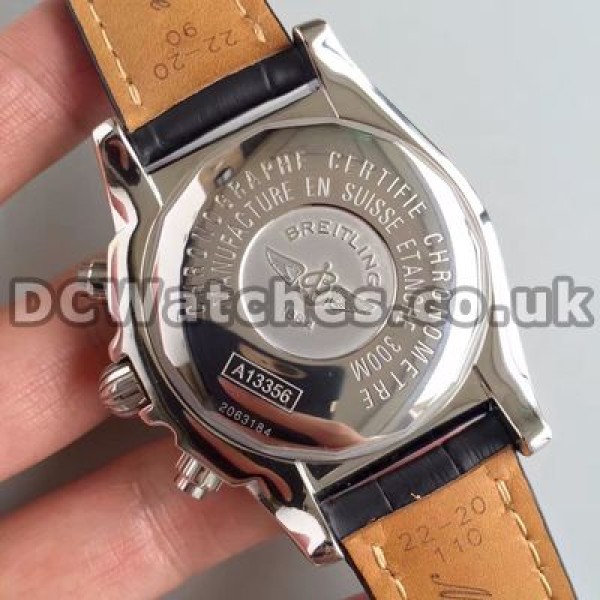 Special Blue Dials And White Sub-dials 44MM Breitling Chronomat 7750 Replica Watches Sale For Men