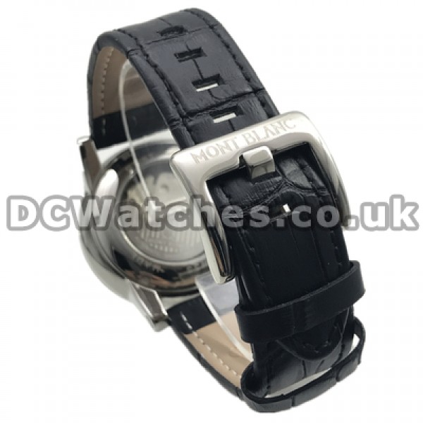 Helpful Arabic Numerals And Black Dials Male Montblanc The Time Traveler Fake Watches With Steel Cases