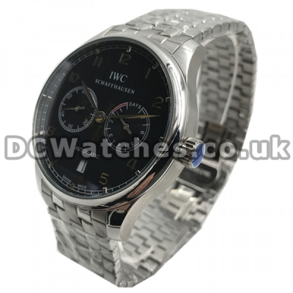 Graceful Quartz Movements IWC Portuguese Replica Watches Sale For Men With 43MM Steel Cases