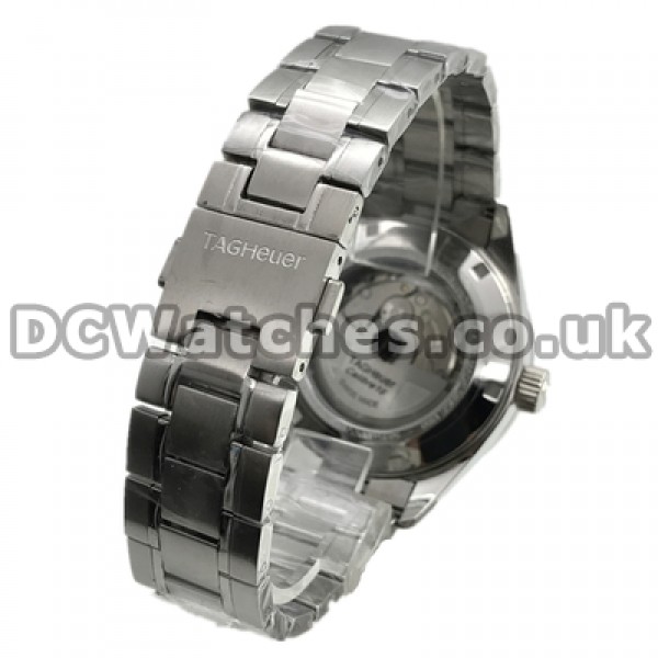 Reliable Male Automatic Movements Tag Heuer Carrera Copy Watches Online With Black Dials