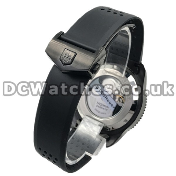 New Creative Tag Heuer Grand Carrera Fake Watches For Men With Black Steel Cases And Black Dials