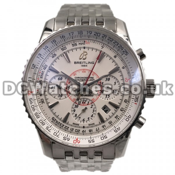 Unique Swiss Automatic Movements And Steel Bracelets Fake Breitling Montbrillant Watches For Men