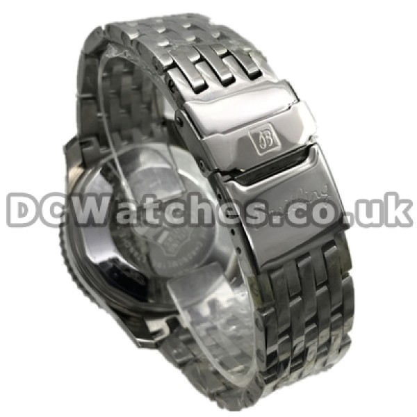 Male Swiss 42MM Steel Cases Breitling Navitimer Copy Watches Sale With White Dials