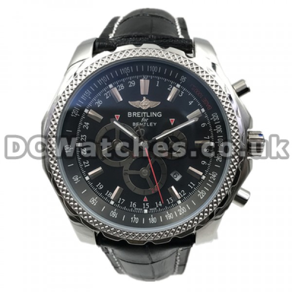 New Cool Automatic Breitling Bentley Copy Watches With 48MM Steel Cases For Men
