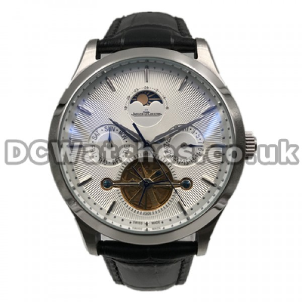 Advanced Male 42MM Jaeger-LeCoultre Master Grande Tradition Fake Watches With White Dials