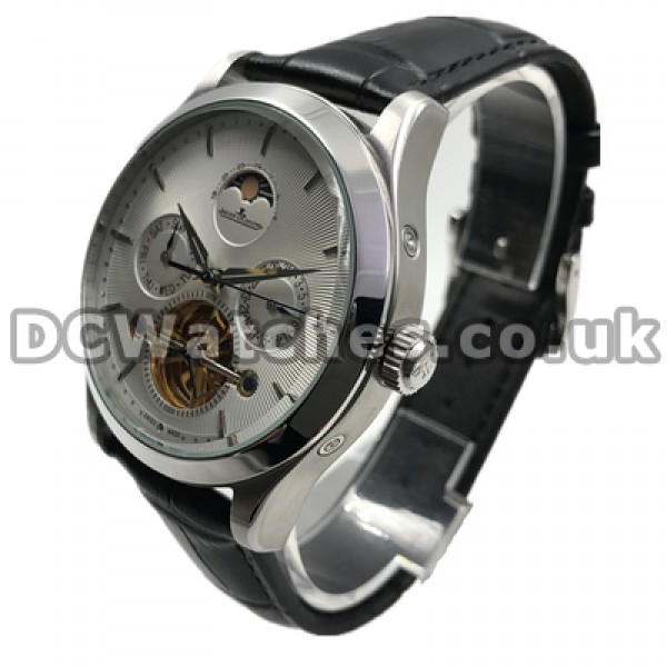 Advanced Male 42MM Jaeger-LeCoultre Master Grande Tradition Fake Watches With White Dials