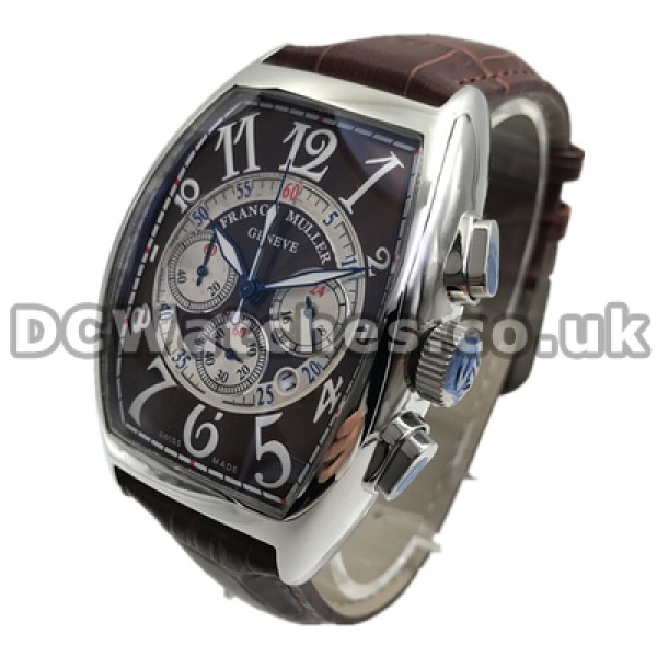 Popular Male Quartz Movements Copy Franck Muller Mariner Watches With Steel Cases Online