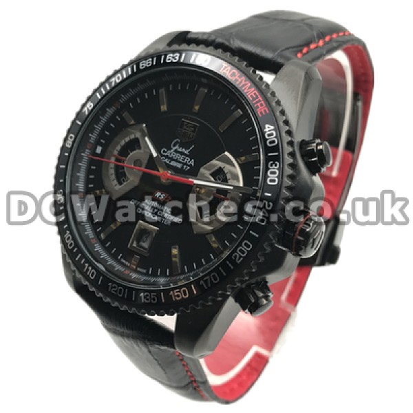 Modern Cool Automatic Male Tag Heuer Grand Carrera Replica Watches With Steel Cases Online