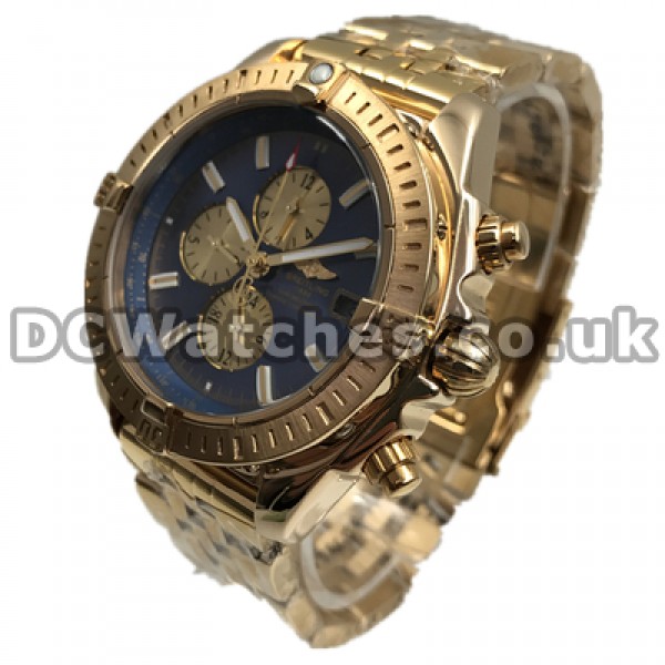 Swiss Blue Dials Male Automatic Copy Breitling Chronomat Evolution Watches Online Sales