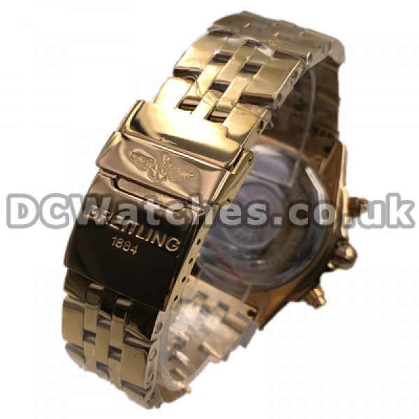 Swiss Blue Dials Male Automatic Copy Breitling Chronomat Evolution Watches Online Sales
