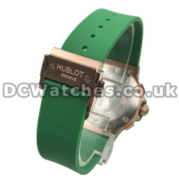 Distinctive Green Auger Female Quartz Movements Hublot Big Bang Fake Watches Online
