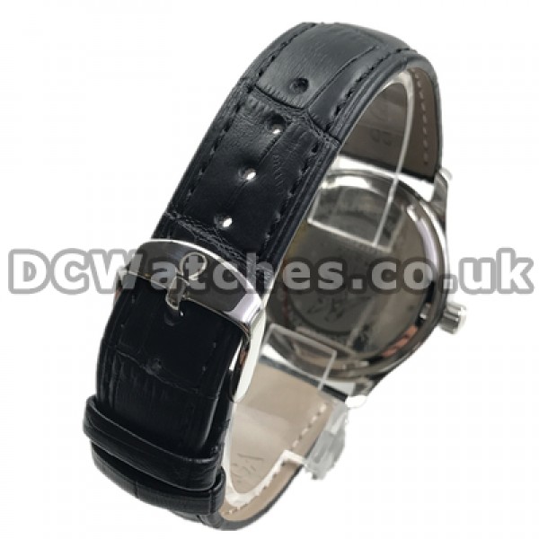 Cool Male 40MM Quartz Movements Replica Omega De Ville Hour Vision Watches With Roman Numerals