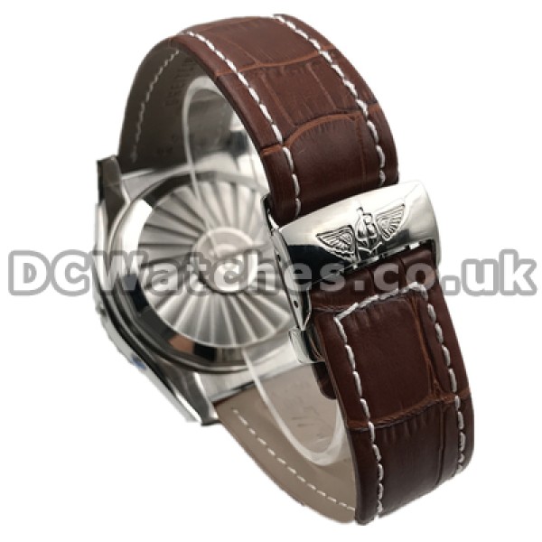 Special Black Bezels Male 44MM Fake Breitling Airwolf Raven Watches With Quartz Movements