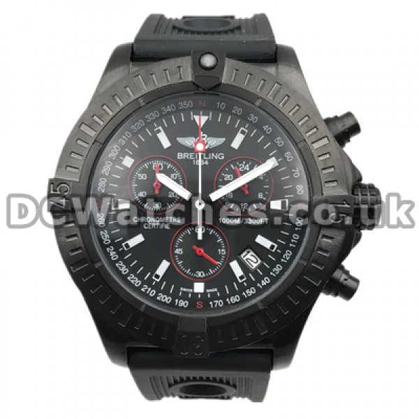Magic Black Dials Copy Breitling Colt Watches For Men With Quartz Movements Online