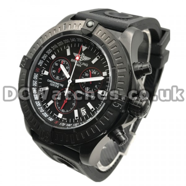 Magic Black Dials Copy Breitling Colt Watches For Men With Quartz Movements Online