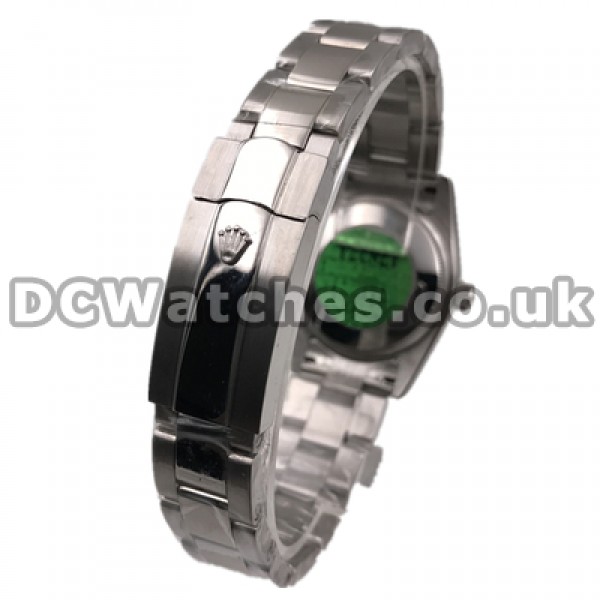 Popular Black Dials Neutral Replica Rolex Oyster Perpetual Watches With Arabic Numerals
