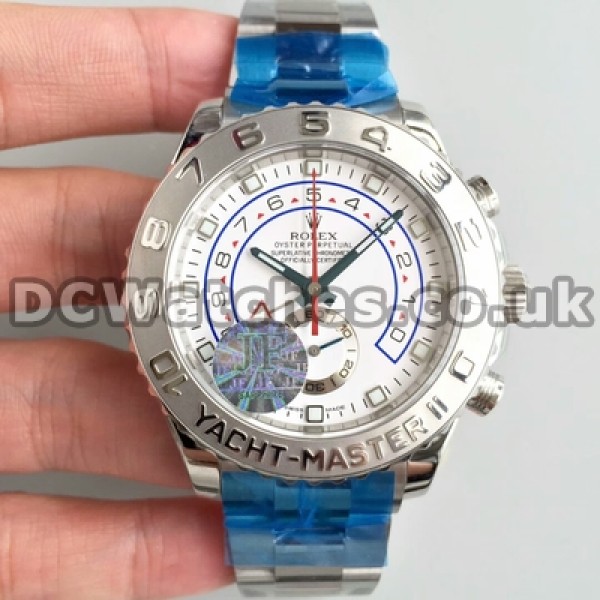UK Swiss Movement Replica Rolex Yacht-Master II Automatic Watches With 44MM Male Steel Bezels 
