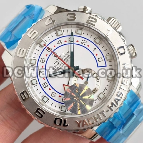 UK Swiss Movement Replica Rolex Yacht-Master II Automatic Watches With 44MM Male Steel Bezels 