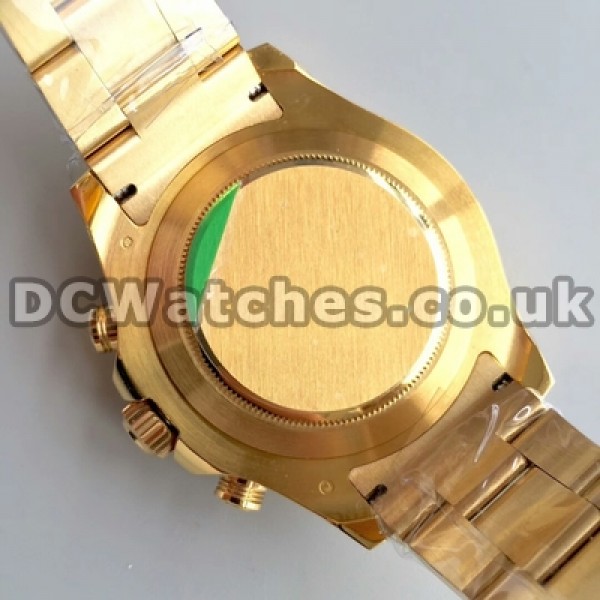 Gold Steel Bracelets Male Automatic UK Swiss Made Replica Rolex Yacht-Master II 44MM Watches For Sale