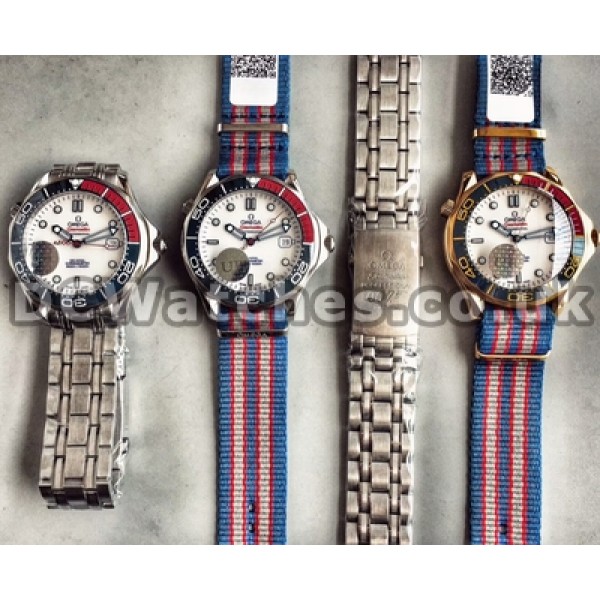 41MM Omega Seamaster Replica Male Watches With White Dials