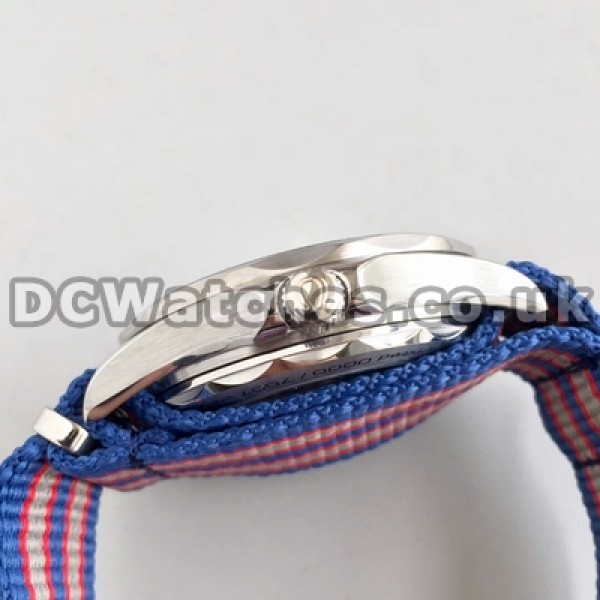 Cloth Straps Omega Seamaster Fake 41MM Male Watches With Automatic Movements