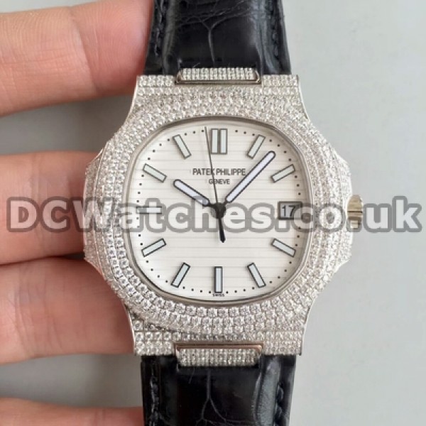 UK Swiss Movement Steel Male Automatic Fake Patek Philippe Nautilus 40MM Watches For Men