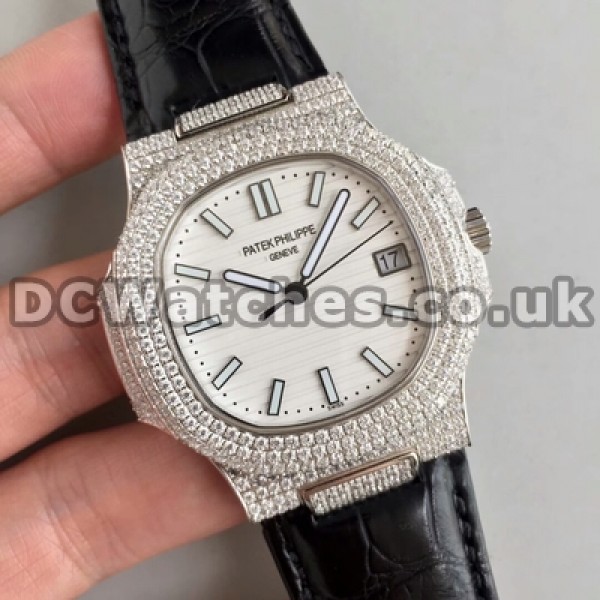 UK Swiss Movement Steel Male Automatic Fake Patek Philippe Nautilus 40MM Watches For Men
