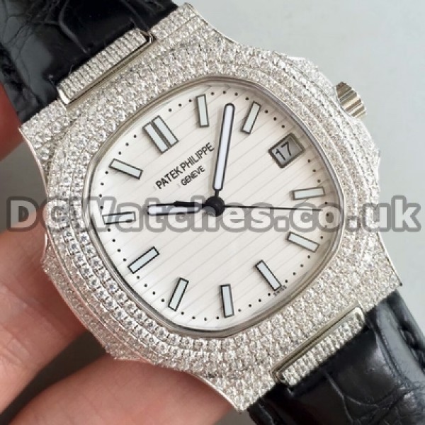 UK Swiss Movement Steel Male Automatic Fake Patek Philippe Nautilus 40MM Watches For Men